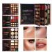Palette De Maquillage Pour Les Yeux | 55 Couleurs Poudre De Contour Naturel - Poudre Highlighter Maquillage Mat Et Nacr Pour Ados Filles Femmes M res F tes Beaut Soir es Rendez-Vous