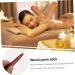 Lurrose Wooden Acupuncture Face Massage Roller Set - 3 Pieces Skin Care Tool for Acupressure & Foot Massage 2x13cm - Buy Online on GoSupps.com
