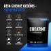 Ultra Pure Creatine Powder - 100% Vegan Creatine Monohydrate + Vitamin B6 - High-Dose 450g (132 Portions) - Made in Germany - Buy Online on GoSupps.com