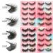 UAMOU 2-50 Boxes Eyelashes faux mink lashes natural 3d mink eyelashes volume false lashes in bulk cilios Cheerfully (Color : MIXED G6 Size : 10 Boxes) - Buy Online on GoSupps.com