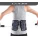 Unlou X-Large Lumbar Belt for Men/Women | Breathable Mesh with Lumbar Pad | Adjustable Posture Correction Waist Back Support - Buy Online on GoSupps.com