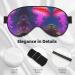 Magic Mushroom Print Unisex Sleeping Eye Mask | Soft Comfortable Light-Blocking Design for Better Sleep - Buy Online on GoSupps.com