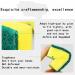 Sponge wipe high density dip glue 20 kitchen dishwashing sponge household cleaning sponge dishcloth rag - Buy Online on GoSupps.com