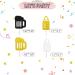 24pcs Beer Cupcake Toppers Cheers & Beers Cupcake Toppers Colorful Glitter Beer Cupcake Picks for Baby Shower Beer Themed Birthday Party Supplies - Buy Online on GoSupps.com