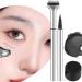 Lower Lash Stamp 2 in 1 Eyeliner Stamp Eyelash Stamps Tool Lower Lash Stamp with Ink Eyelashes Stamp Lower Eyelash Stamps Quick Eye Makeup Tool (Black)
