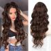 Lure Cordelstrokes Porse Hair Part Hair Extension Wavy Course Poor Cock Extension Synthetic Hair Part Ponytail Extension for Women 60cm 4H30#