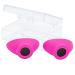 Super Sunnies Slim Flex UV Eye Protection FDA Compliant Individual Tanning Goggles Eyeshields (Pink)