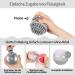 Lollanda Silicone Scalp Massage Brush for Hair Growth | Relaxing Head Massage & Shampoo Brush - Wet & Dry Use - Gray - Buy Online on GoSupps.com