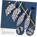 FRCOLOR 5 Pairs Rhinestone Hair Clip Girl Hair Accessories Hair Decorations for Women Rhinestone Bridal Hair Clip Girl Hair Clips Hair Clips for Hair Jewelry Leaf Bride Zinc Alloy - Buy Online on GoSupps.com