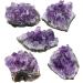 Nupuyai Natural Amethyst Druse Rough Stone | Irregular Crystal Cluster for Reiki Healing & Home Decoration - Buy Online on GoSupps.com