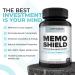 MemoShield Brain Health Supplement Advanced Memory Support with Lion's Mane Bacopa Monnieri and Ginkgo Biloba Cognitive Function and Brain Health Formula 60 Capsules - Buy Online on GoSupps.com