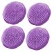 Goohochy 4 piece massage shampoo brush scalp massage brush hair washers hair pecher headwear scalp massage device hair washbeautics shampoo massager brush