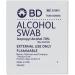 BD Alcohol Wipes 1-Ply, 70% Isopropyl Alcohol, 200 Individually-Wrapped Prep Pads - Pack of 1200 - Buy Online on GoSupps.com