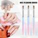 KINBOM 3pcs Nail Polish Clean Up Brush Set - Manicure & Nail Art Mistake Builder - Buy Online on GoSupps.com