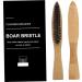 Minkissy 3PC Beard Care Tools - Wooden Bartbrush & Cleaning Comb for Men | Premium Male Grooming Accessories - Buy Online on GoSupps.com