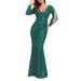 Hanxiulin sequin dress ladies evening dress glitter evening dresses casual cocktail dress leisure dress long Elegant ball dress seed dresses for women gn2 xl