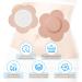 Miuxia 50Pcs Castor Oil Patches Flower Shaped Organic Cotton Belly Button Patch Cover for Castor Oil Pack Wrap Skin Color Self-Adhesive Anti-Leakage No Wash Needed - Buy Online on GoSupps.com