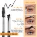 BEILI Duo Eyebrow Brush - Professional Angled Eye Brow Brush with Spoolie | 1pcs - Buy Online on GoSupps.com