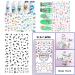 Summer Nail Art Sticker Set - Ocean Style Metal Stud Charm for Acrylic Nails - Buy Online on GoSupps.com