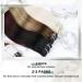 Moresoo Wine Red Clip in Human Hair Extensions - 12 Inch Remy Hair, 5 Pieces/70g #99J - Buy Online on GoSupps.com