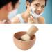 Durable Men's Razor Brush Set - Portable Foam Production with Wooden Handle & Stainless Steel Bowl for Home Salon & Travel - Buy Online on GoSupps.com