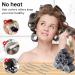 Kouclaa 31 Pcs Black Hair Roller Set Hair Rollers With Clips 3 Size(60mm 44mm 32mm) 18 Pcs Rollers for Hair Volume and 12 Hair Clips and 1 Comb Hair Rollers for Long Hair Medium and Short Hair Black(60mm 44mm 32mm) - Buy Online on GoSupps.com