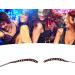  YWBL-WH LED Light Up False Eyelashes Shiny Eyeliner Charming Eyeshadow Headband for Party Bar Night Club Halloween (Red) - Buy Online on GoSupps.com