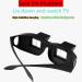 Lazy Glasses - Horizontal Bed Prism Spectacles for Reading & Watching TV | High Definition Periscope Eyeglasses - Unisex Black - Buy Online on GoSupps.com