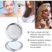 Portable Makeup Mirror Portable Beauty Mirror Compact Mirror Desktop Makeup Mirror Round Makeup Mirror Folding Mirror Travel Cosmetic Mirror Small Double Mirror Miss Metal - Buy Online on GoSupps.com