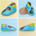 Soft Sole Leather Baby Shoes | Boy & Girl Walking Shoes 0-6 Months | Tropical Fish Design - Buy Online on GoSupps.com