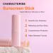 DAGEDA Watermelon Sunstick Sunscreen Stick SPF 50 Transparent Lightweight Texture Sweat and Water Resistant Roll On Sunscreen for Face and Body - Buy Online on GoSupps.com