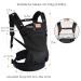 VRBabies Soft Breathable Baby Carrier for Newborns - Adjustable Hip & Shoulder Straps Front & Back Wear Black (4-16kg) - Buy Online on GoSupps.com