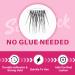 Bamboo Self-Adhesive Eyelash Clusters - 40Pcs | No Glue, No Remover | Reusable Press-On Lashes | Easy to Use - Buy Online on GoSupps.com