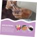 6 pi ces Palette de M lange Ongles R sine Dor e Portable Anti-coupure pour Vernis Gel Fond de Teint Manucure - Buy Online on GoSupps.com