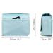 Travel Hanging Toiletry Wash Bag Makeup Cosmetic Organizer for Women Waterproof (Sky Blue) - Buy Online on GoSupps.com