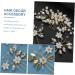minkissy 5 Sets Hairpin Wedding Ceremony Decorations Pearl Hair Accessories Bridal Hair Clip Bridal Hair Combs Decorative Headpiece Decorative Hair Combs Wedding Hair Decor Accessory Bride - Buy Online on GoSupps.com