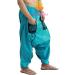 SARJANA HANDICRAFTS Men's Cotton Harem Yoga Pants with Pockets - Turquoise | One Size - Buy Online on GoSupps.com