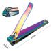 SVAASA Nail Clippers Stainless Steel Rainbow Colorful Nail Clippers Dead Skin Finger Nails Anti-Splash Trimmers Nail Cutter DIY Manicure Tool - Buy Online on GoSupps.com