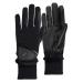 HORZE Kids Rimma Fleece-Lined Winter Horseback Riding Gloves Black 6