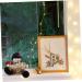 CHILDWEET Basket Desktop Decor Tabletop Decor Nativity Decor Xmas Candy Container Ornaments Child White Frame Brown 17X17CM - Buy Online on GoSupps.com
