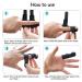 Trigger Finger & Mallet Finger Splints Set | Index & Ring Finger Straightener | 2pc Black Splint Kit - Buy Online on GoSupps.com