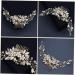 Ipetboom 1pc Pearl Comb Tiara Wedding Hair Clips for Brides Wedding Hair Comb Floral Hair Comb Sparking Crystal Hair Comb Women Hair Comb Hair Accessories Costume Women's Hair up - Buy Online on GoSupps.com