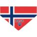 Personalized Dog Hollow - Olympic & Sports Motif Triangular Cloth for Pets | Norway Flag Design - Buy Online on GoSupps.com