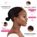 Milano Collection Lace Wig Grip Band - Original Velvet Headband for Lace Wigs, Frontals - Chocolate Brown 2 Pack - Buy Online on GoSupps.com