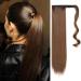 Ponytail Extension 22inch Long Straight Ponytail Extension Wrap Around Clip On Ponytail Hair Extension Heat Resistant Synthetic Straight Hair Pony Tail Hairpieces Ponytail Hairpiece for Women (Color 60 cm MSTMW-613H16 - Buy Online on GoSupps.com