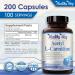 Acetyl L-Carnitine 1000mg 200 Capsules - Healthy Way | Premium Quality Supplement - Buy Online on GoSupps.com