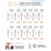 Morily Pink Ombre Coffin Fake Nails - UV Finish French Tip Glossy Medium False Stick On Nails for Women - 24Pcs in 12 Sizes - Buy Online on GoSupps.com
