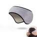 Adjustable Blackout Sleep Eye Masks for Men and Women Outdoor Bedroom Earmuffs Sound Insulation Noise Reduction Sleep Eye Protection (Grey)