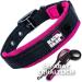Buy Black Rhino Comfort Collar - Super Soft Neoprene Dog Collar for All Breeds | Adjustable Reflective Weatherproof (XL Pink/Black) - Buy Online on GoSupps.com