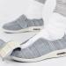 Diabetic/Edema/Lymphedema Men's Shoes | Wide Width Adjustable Closure | Light Gray | Orthopedic Air Cushion Slip-Ons - Buy Online on GoSupps.com